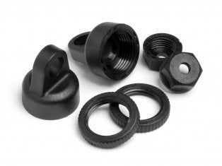 100317 HPI RACING SHOCK CAP AND PRELOAD COLLAR SET