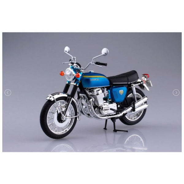 AOS10431 1/12 Honda CB750 Four K0 Candy Blue Diecast Motorcycle Model