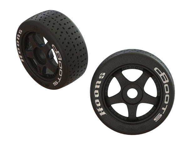 ARA550062 - ARRMA D BOOTS 42/100 BELTED 5 SPOKE WHEEL AND TYRE SET