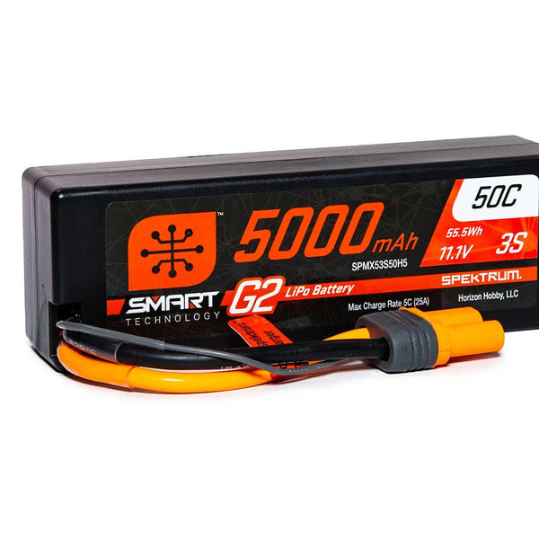 SPEKTRUM 5000mAh 3S 11.1V SMART G2 50C IC5O-SPMX53S50H5