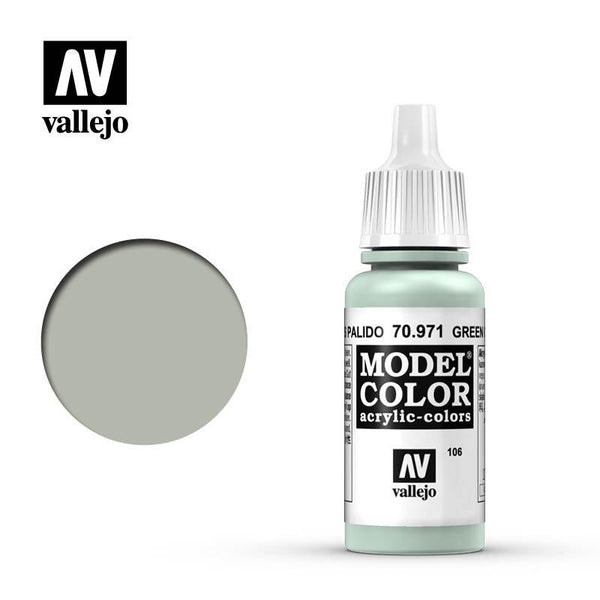 Vallejo Model Color Acrylic - Light Green Grey 70.971