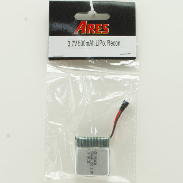 Ares LiPo 1S 500mAh 3.7V LiPo Recon AZSQ3213