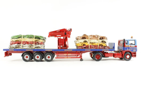 Corgi Collectables CC11910 ERF EC Crane Trailer with Crushed car load - 'Brian Harris'