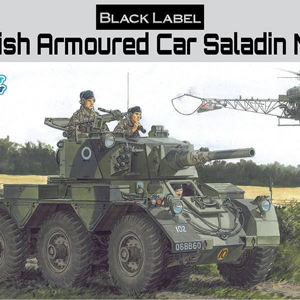 DRA3554 DRAGON 1/35 British Armored Car Saladin Mk.2