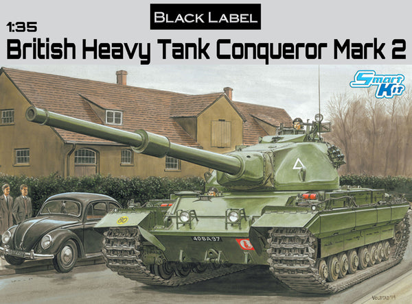 DRA3555 DRAGON 1/35 British Heavy Tank Conqueror - "Black Label Series"
