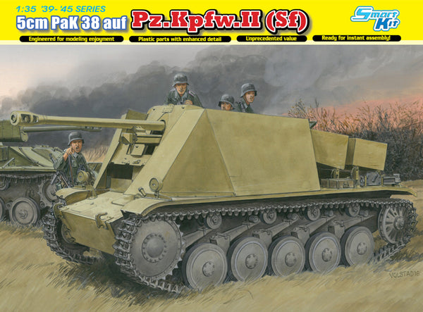 6721 DRAGON 1/35 5cm PaK 38 auf Pz.Kpfw.II (Sf)
