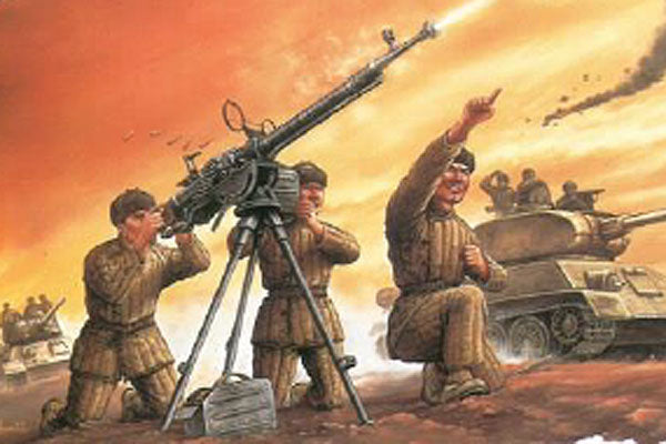 D6809 DRAGON HOBBY CHINESE VOLUNTEER DSHK AA TEAM