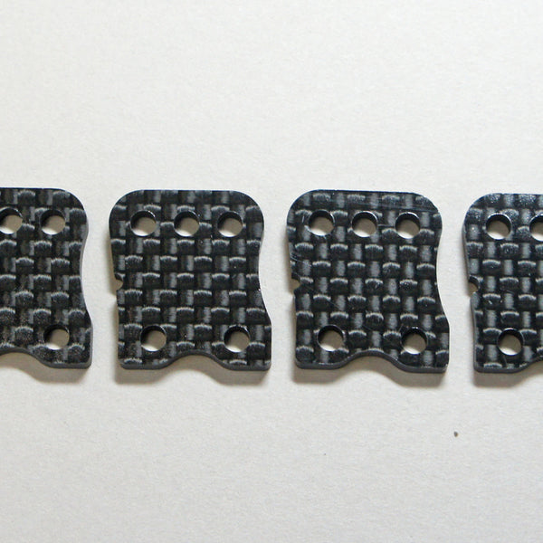 MUGEN E2178 Graphite Rear Camber Link Plates (0) 4pcs: X8R