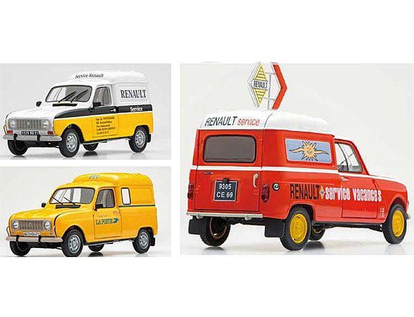 Ebbro No. 25012 Renault 4 Fourgonnette Renault Service 1:24