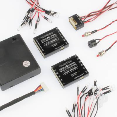 GT Power GTP0109 Professional Bluetooth 4-Channel RC Truck Light System