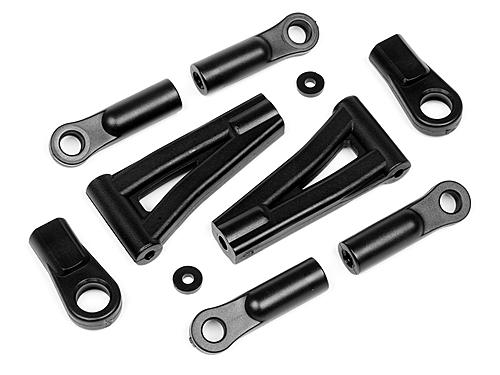 HBC8005-1 HOTBODIES FR & RR SUSP ARM 1 SET LIGHTNING SERIES