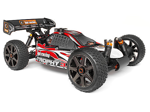 HPI 101796 CLEAR TROPHY 3.5 BUGGY BODYSHELL W/WINDOW MASKS AND DECALS