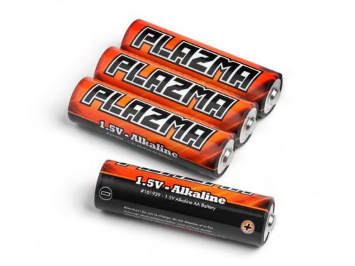 101939 HPI PLAZMA 1.5V ALKALINE AA BATTERY (4PCS)