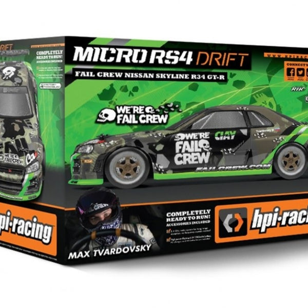 120101 - Micro RS4 Drift Fail Crew Nissan Skyline R34 GT-R