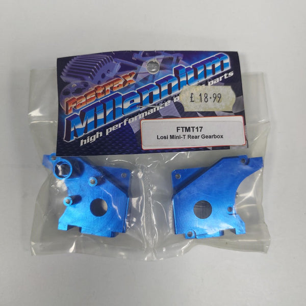 FASTRAX FTMT17 Mini T Rear Gearbox - Blue Aluminum