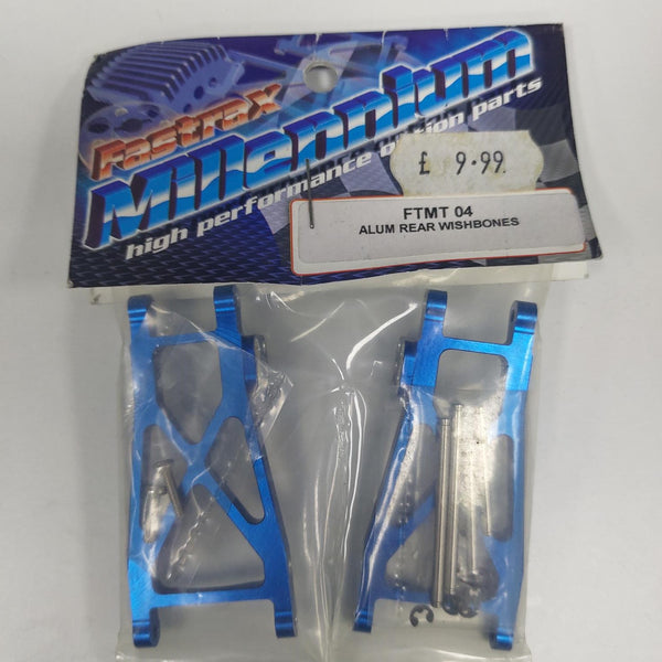FTMT04 FASTRAX Mini T Rear Wishbones - Blue Aluminum