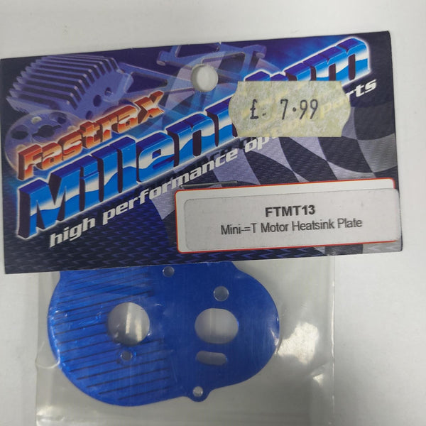 FTMT13 FASTRAX Mini T Motor Heatsink Plate - Blue Aluminum