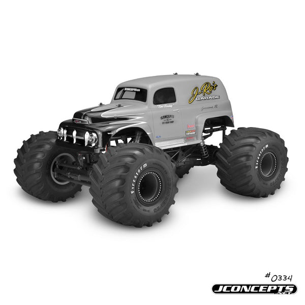 JC0334 1951 "Grandma" Ford Panel truck monster truck body (fits 7" x 11" monster trucks)