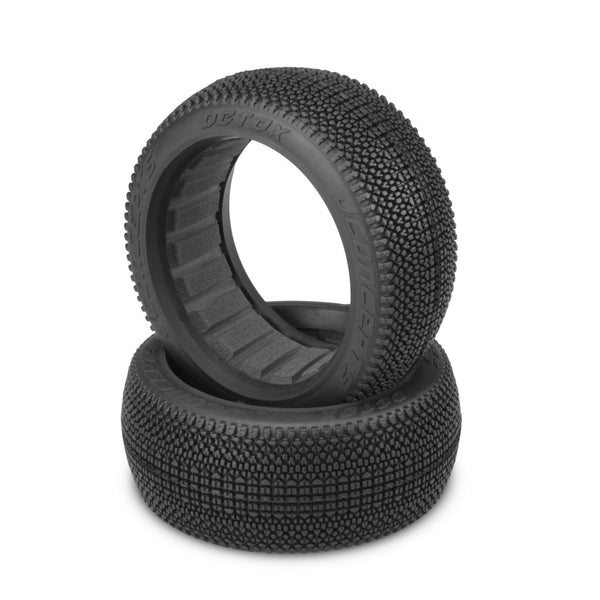 JC3122-02 - DETOX 8TH BUGGY TYRE - GREEN COMPOUND