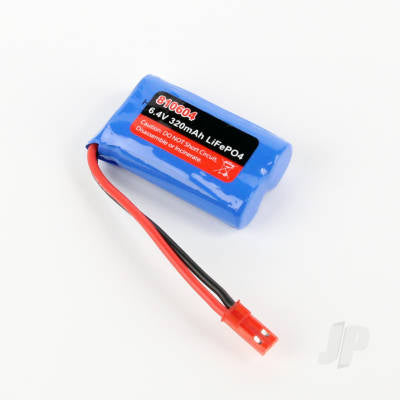JOY810604 - LiPo 6.4V 320mAh LiFe LiPo4 Battery Pack