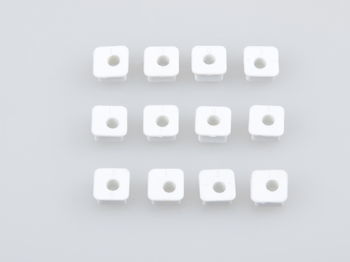 JQB0206LE THE JQRacing White Square Insert Set 12Pcs (WE)