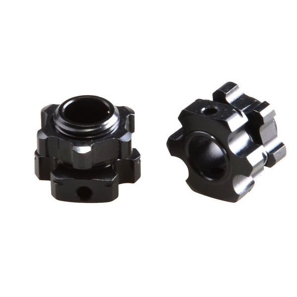 JQB0194 THE  JQRacing Lightweight +1mm Hex & Nuts (2pcs)