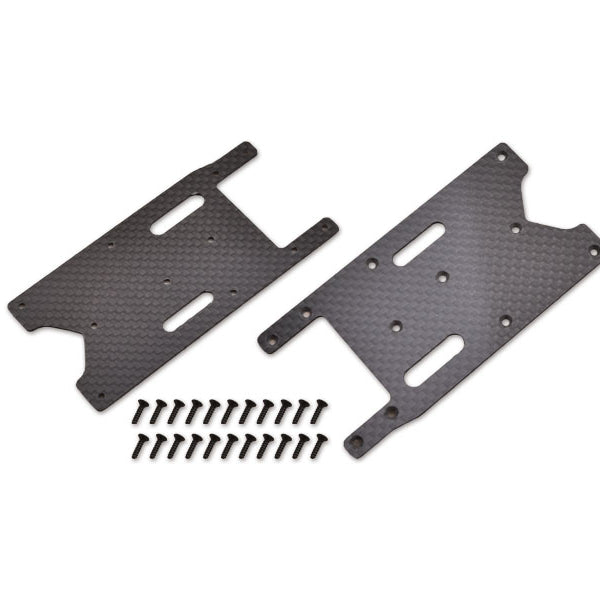 JQB0430 Carbon Fiber 1mm Rear Arm Braces with Screws