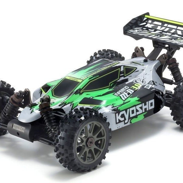 K.34108T1B KYOSHO INFERNO NEO 3.0VE 1:8 RC BRUSHLESS EP READYSET - T1 GREEN