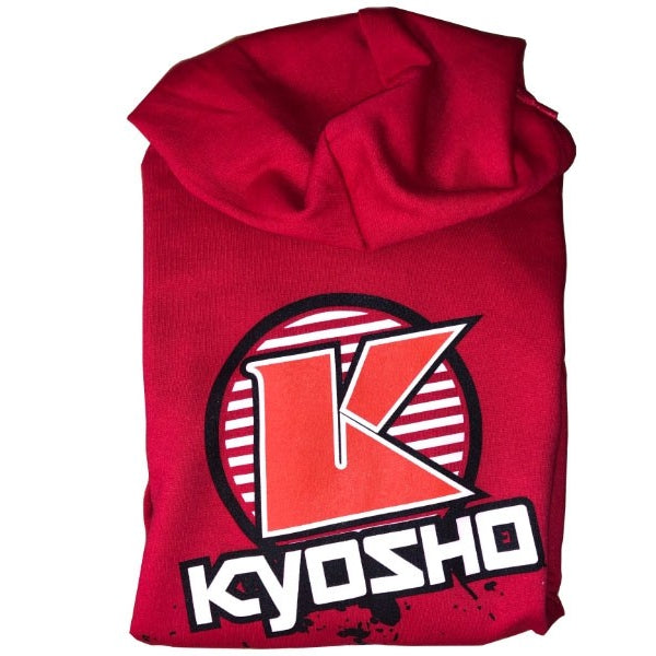 K.88007XXL KYOSHO HOODIE K-CIRCLE RED (XXL-SIZE)