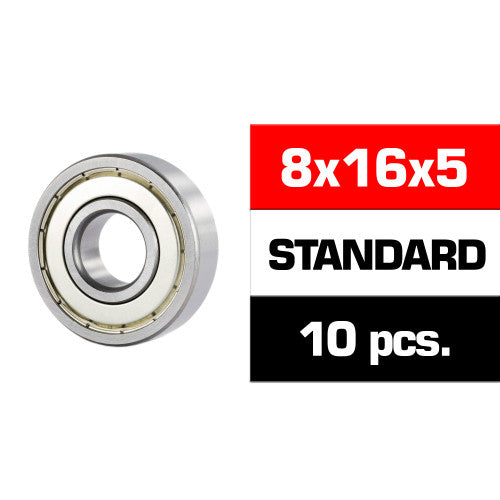 UR7802 Ultimate 8X16X5MM SELECT "HS" METAL SHIELDED BEARING SET (10PCS.)