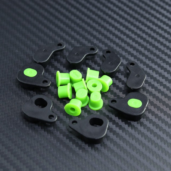 MYB0031-02GRE Upper Arms Inserts Front and Rear (Green), Full Set for Mayako MX8 (-22)