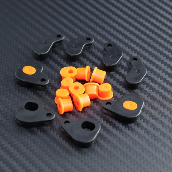 MYB0031-02ORA Upper Arms Inserts Front and Rear (Orange), Full Set for Mayako MX8 (-22)