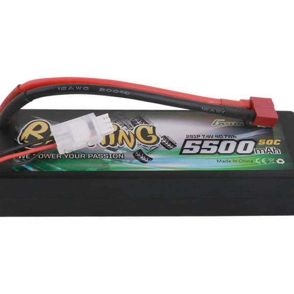 O-GC2S5500-50T - Li-Po Car Hard Case 2S 7.4V 5500mAh 50C with T-Type