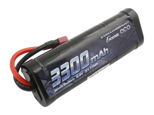 O-GC7N3300H-E3 GENS ACE NiMH 8.4V Hump 3300mAh with EC3