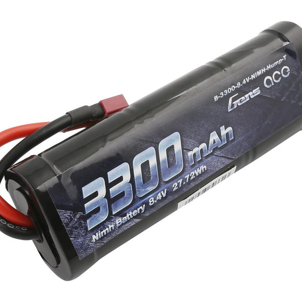 O-GC7N3300H-T - NiMH 8.4V Hump 3300mAh with T-Type