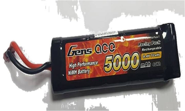 OGC7N5000FT GENS ACE NiMH 8.4v Flat 5000mAh with DEANS CONNECTOR