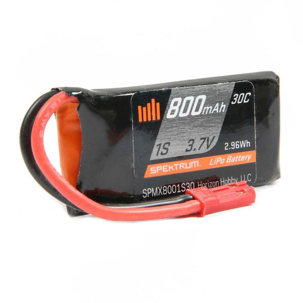 SPMX8001S30 - 800mAh 1S 3.7V 30C LiPo Battery; JST