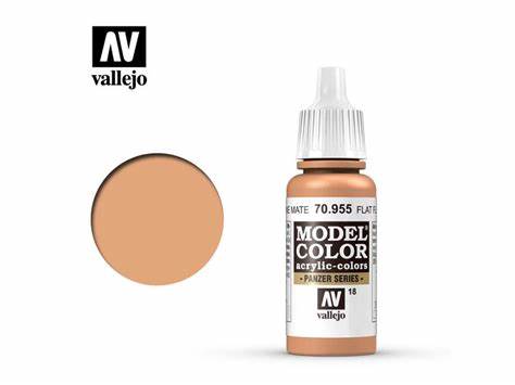 Vallejo Model Color Acrylic - Flat Flesh 70.955