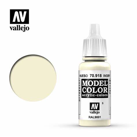 Vallejo Model Color Acrylic - Ivory 70.918