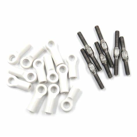 TATT-052 YEAH RACING TITANIUM TURNBUCKLE SET FOR TT02