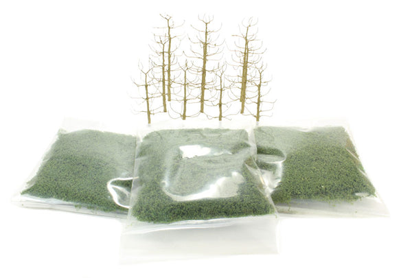 Hornby R8946 Skaledale Scenics Sycamore Tree 63mm-100mm 10 Pack 00 Gauge Professional Tree Kit