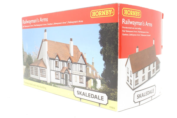 R9806 Hornby PRE-DECORATED CAST RESIN BUILDING RAILWAYMAN'S ARMS