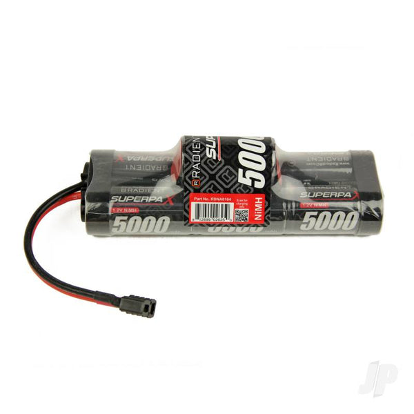 RDNA0104 Radient NiMH 8.4V 5000mAh SC 6-1 Hump, Deans (HCT)