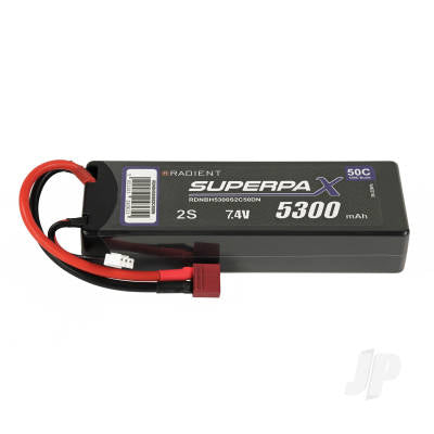 RDNBH5300S2C50DN -  LiPo 2S 5300mAh 7.4V 50C Hard Case (Deans)