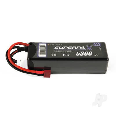 RDNBH5300S3C50DN -  LiPo 3S 5300mAh 11.1V 50C Hard Case (Deans)