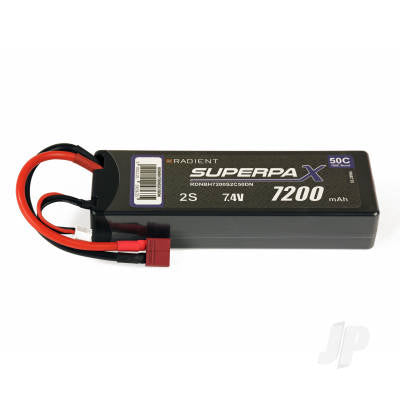 RDNBH7200S2C50DN -  LiPo 2S 7200mAh 7.4V 50C Hard Case (Deans)