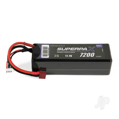 RDNBH7200S2C50DN -  LiPo 2S 7200mAh 7.4V 50C Hard Case (Deans)