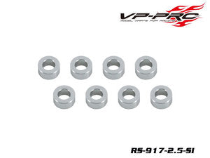 TEAM SAXO TS-917-2.5-SI SPACERS 3.5X2.5MM SILVER