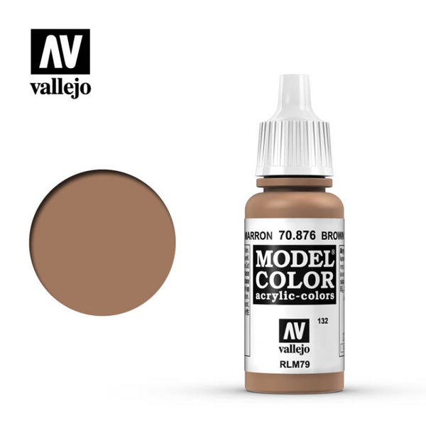 Vallejo Model Color Acrylic - Brown Sand 70.876