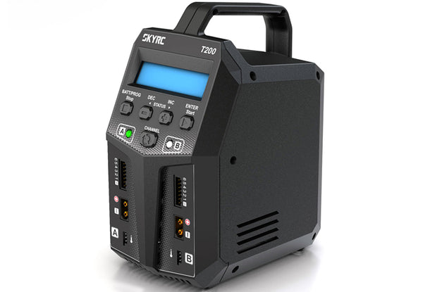 SK-100155-04 SKYRC T200 2 CHANNEL 12 AMP CHARGER
